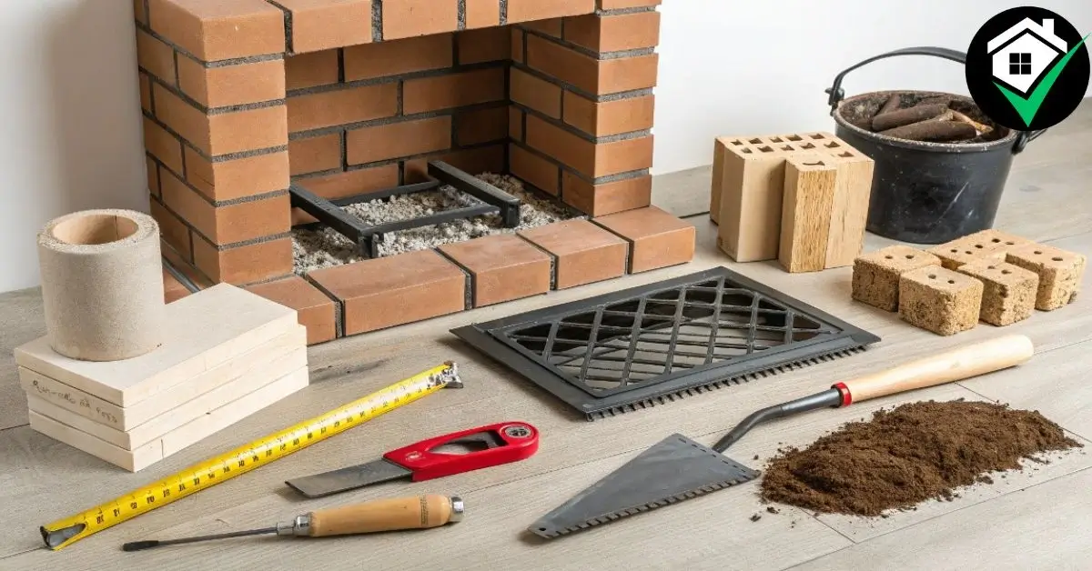 7 Easy Steps to Build a DIY Fireplace for a Cozy Home 8 Tools and materials for DIY fireplace project