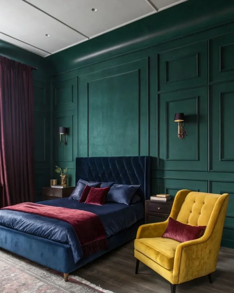 What Color Goes Well With Green In A Bedroom? Stunning Secrets 4 Bold jewel tone decor ideas for what color goes well with green in a bedroom
